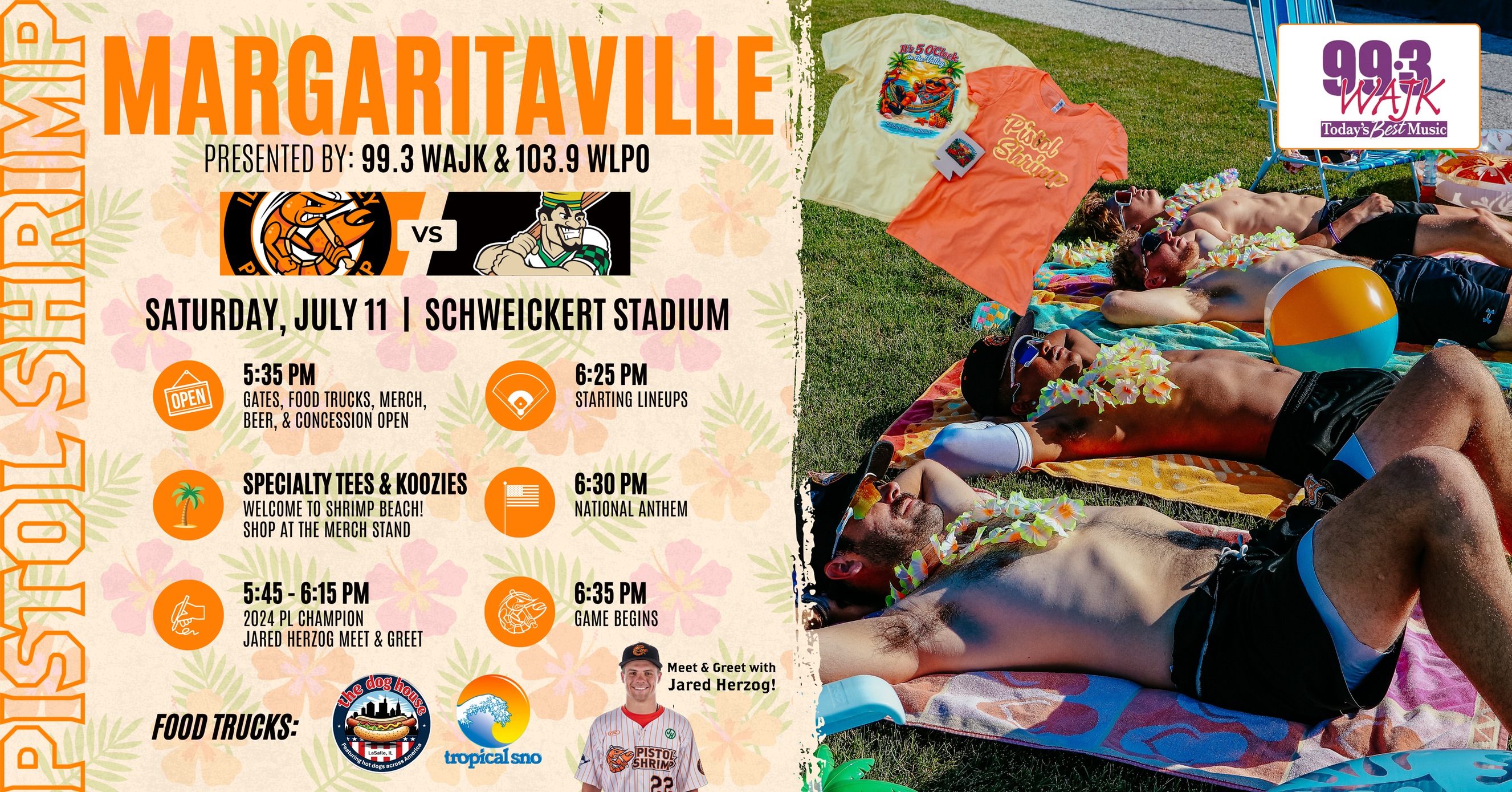Margaritaville at Schweickert Stadium presented by WAJK and WLPO!