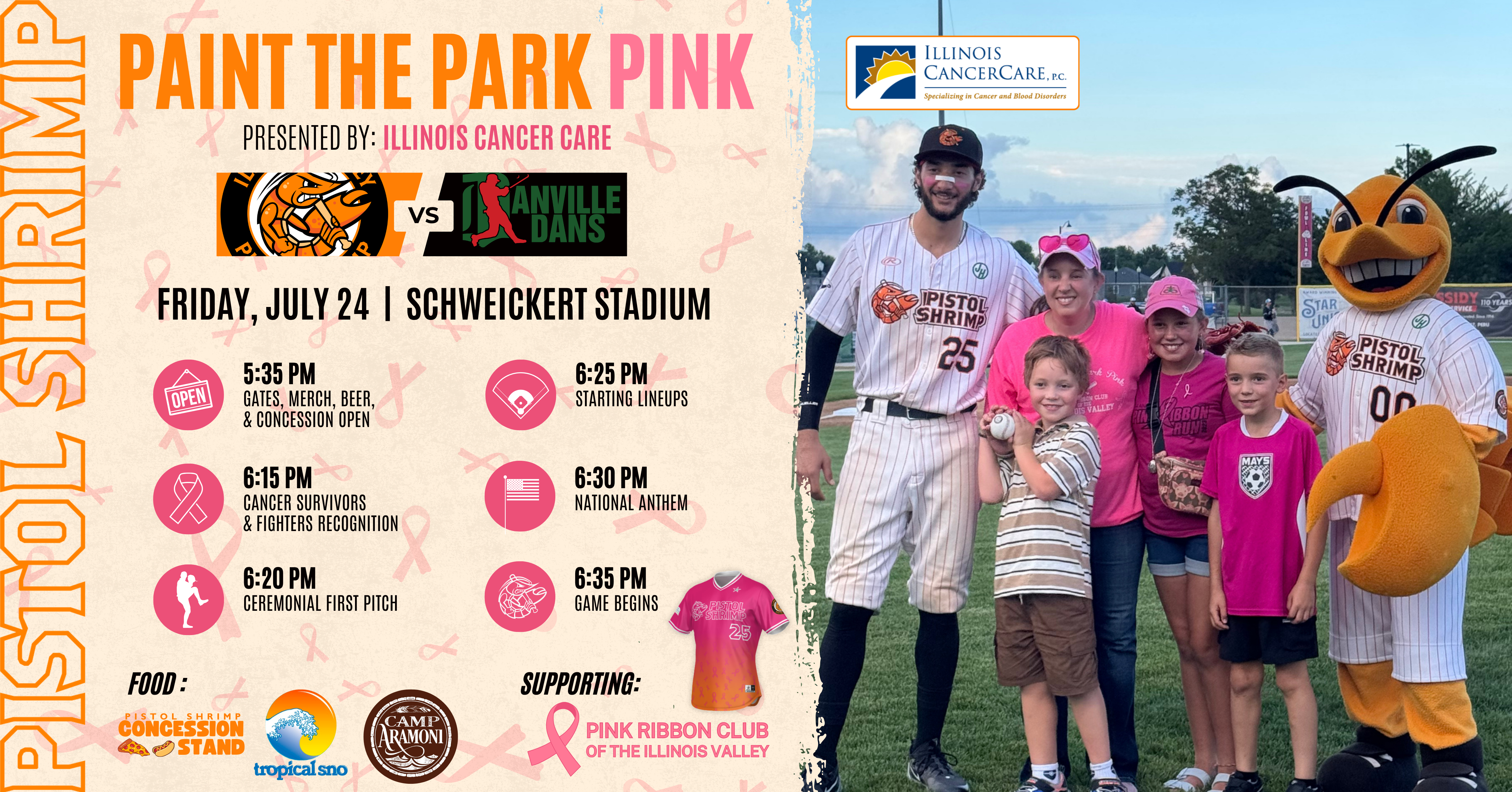 Paint the Park Pink presented by Illinois CancerCare!
