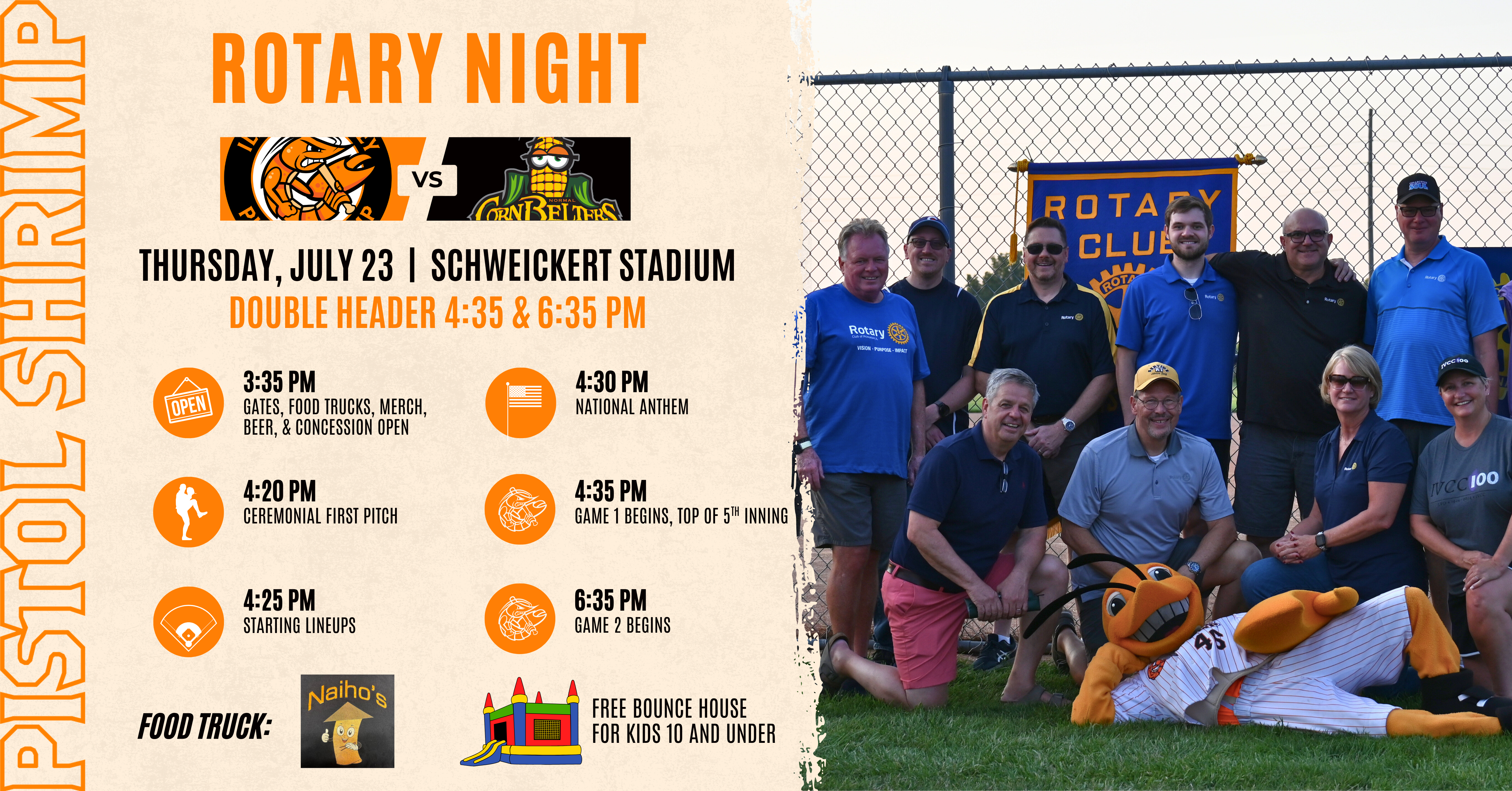 Rotary Night at Schweickert Stadium!