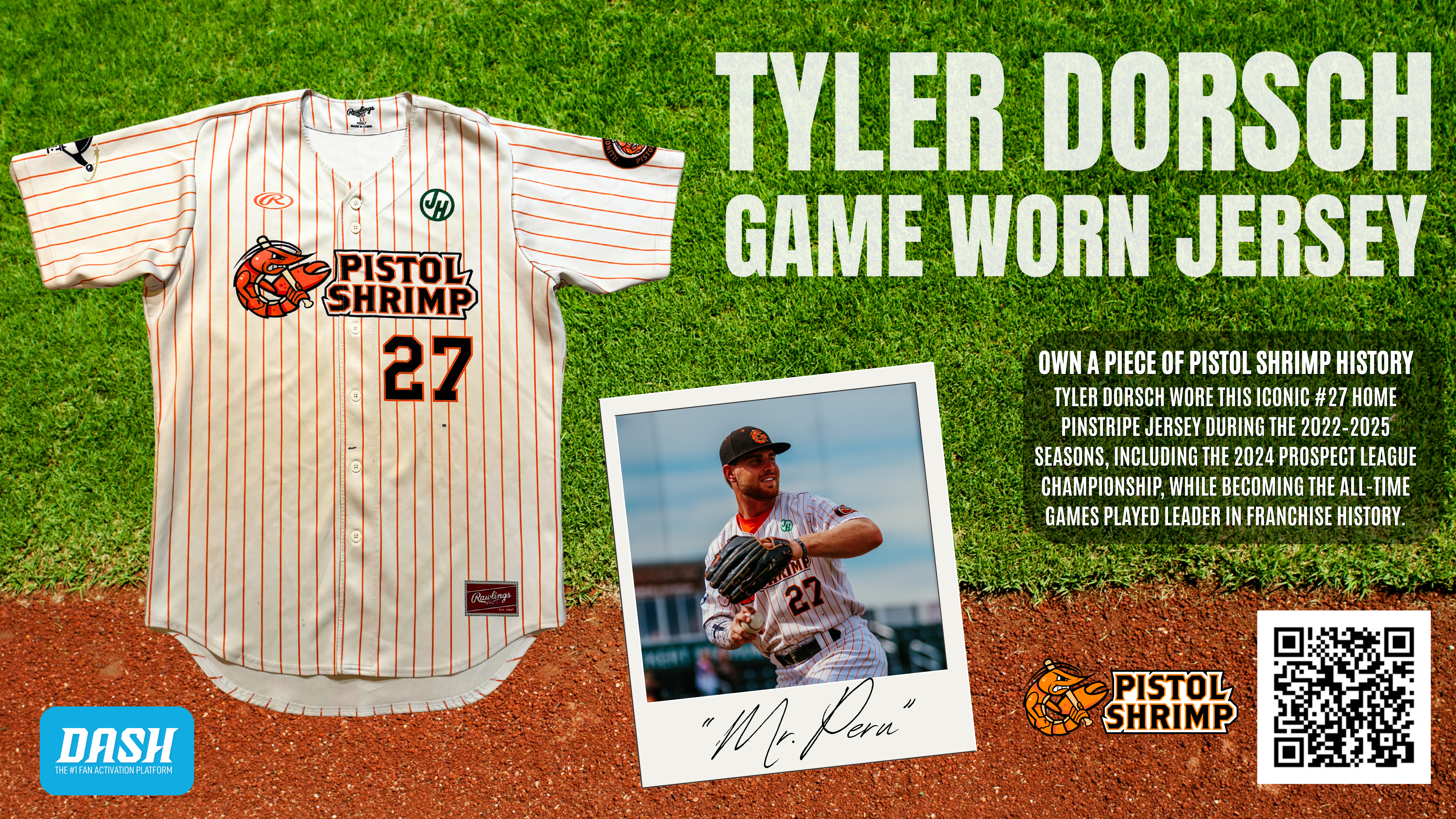 Bid on Tyler Dorsch's Game Worn Jersey!